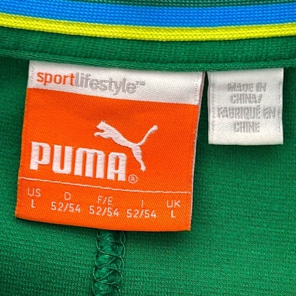 ❤️ PUMA Long Sleeve Polo Size L - Picture 4 of 5